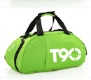 Nylon Travel Bag For Girl Teenagers Waterproof Backpack Sport Gym Handbag Portable Lady Women Fitness Shoe Shoulder Bags Mochila