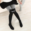 New Children's Cartoon Tights For Lovely Girls Patchwork Embroidery Designs Stockings Spring Pantyhose Baby Kawaii Tights