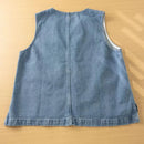 Cartoon girls embroider denim vest for women autumn spring Japan style flowers embroidery denim waistcoat sleeveless coat