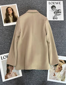 Blazer Casual Estilo Coreano com Bolsos – Manga Longa