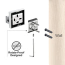 Smesiteli  Bathroom Hardware Set Silver WC Accessories Toilet Paper Holder Wall Hook Towel Bar Robe Hanger Rack Stainless Steel