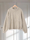 Casual Sequin Loose Sweaters Women All Match Full Sleeve Street O-neck Knitted Sweater Female 2026 Fashion Spring Lady Outwears