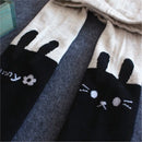 New Children's Cartoon Tights For Lovely Girls Patchwork Embroidery Designs Stockings Spring Pantyhose Baby Kawaii Tights