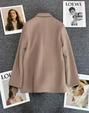 Blazer Casual Estilo Coreano com Bolsos – Manga Longa