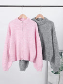 Casual Sequin Loose Sweaters Women All Match Full Sleeve Street O-neck Knitted Sweater Female 2026 Fashion Spring Lady Outwears