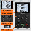 NICE-POWER DC Power Supply Variable, Adjustable Switching Regulated High Precision Bench Lab Power Supplies, Auto CC/CV Switch