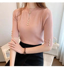 2026 Spring Autumn Korean Fashion Solid Sweater Women Short Sleeve Tops Pull Femme Casual Slim Female Pullover Knitted Clothes