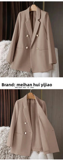 Blazer Casual Estilo Coreano com Bolsos – Manga Longa